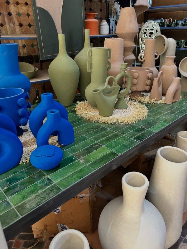 Mesa  Zellige Verde Tamegroute desde