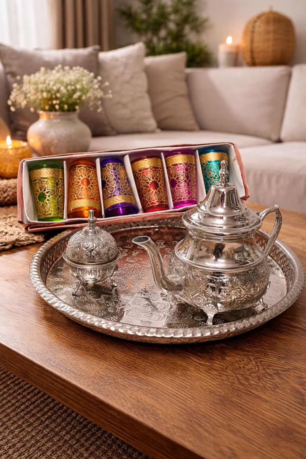 Set de té marroquí completo