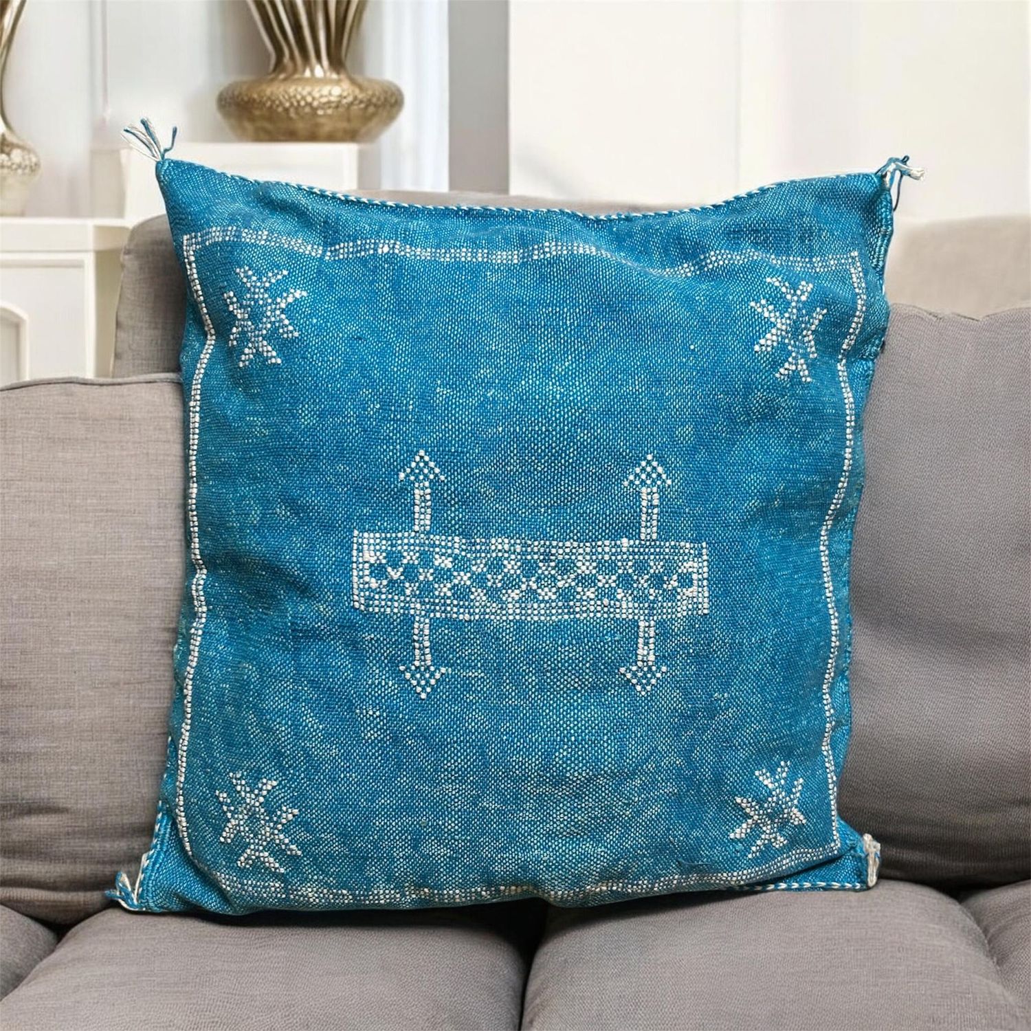 Cojín Sabra Charkia Turquesa