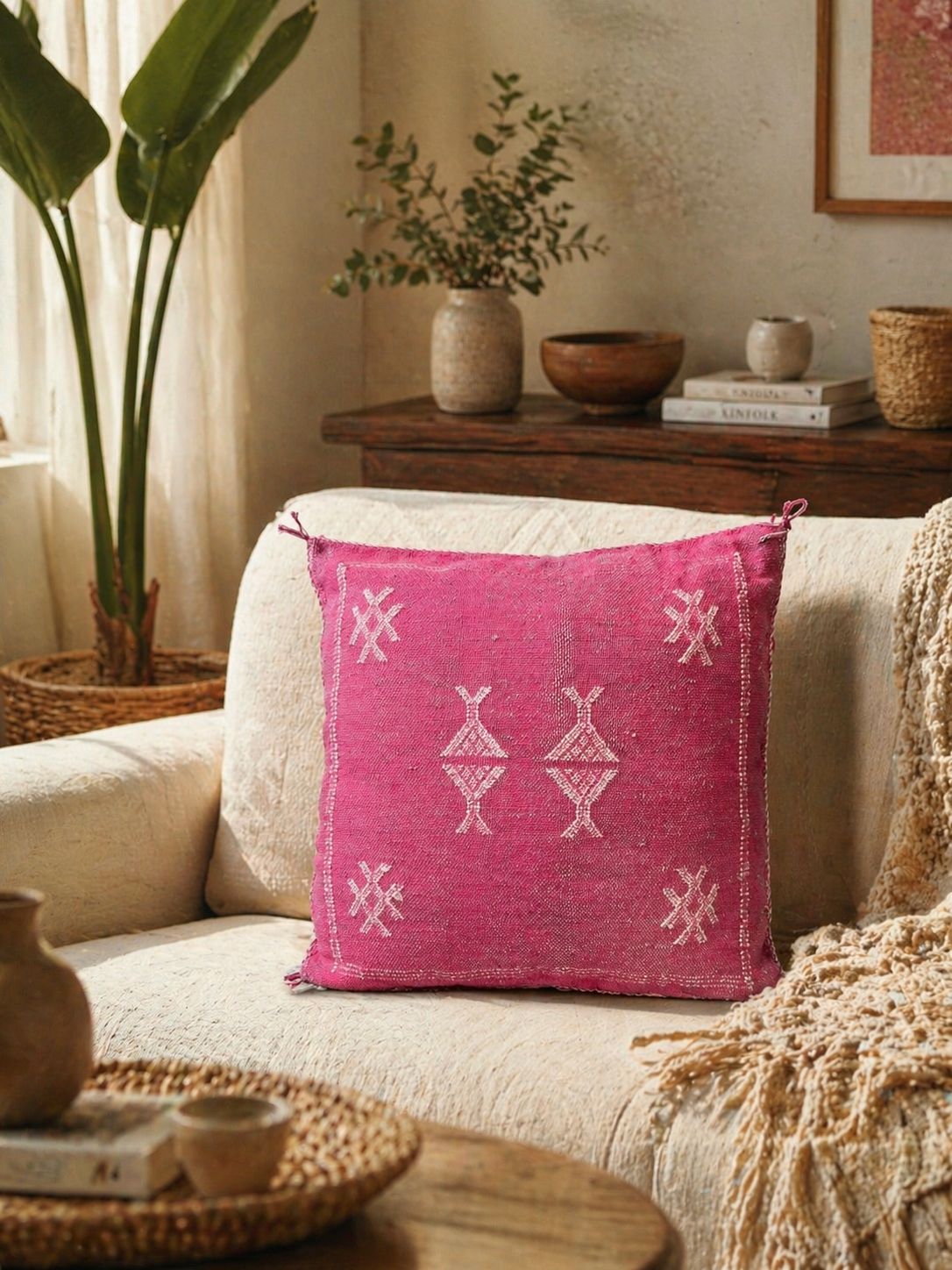 Cojín Sabra Charkia Rosa