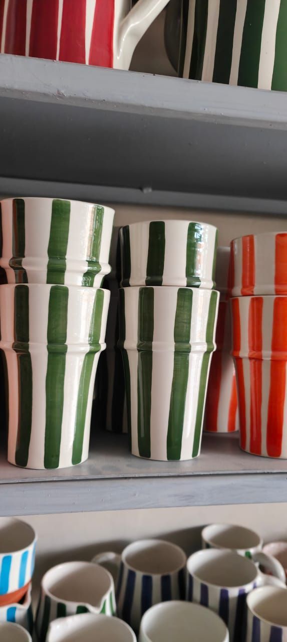 Vasos rayas
