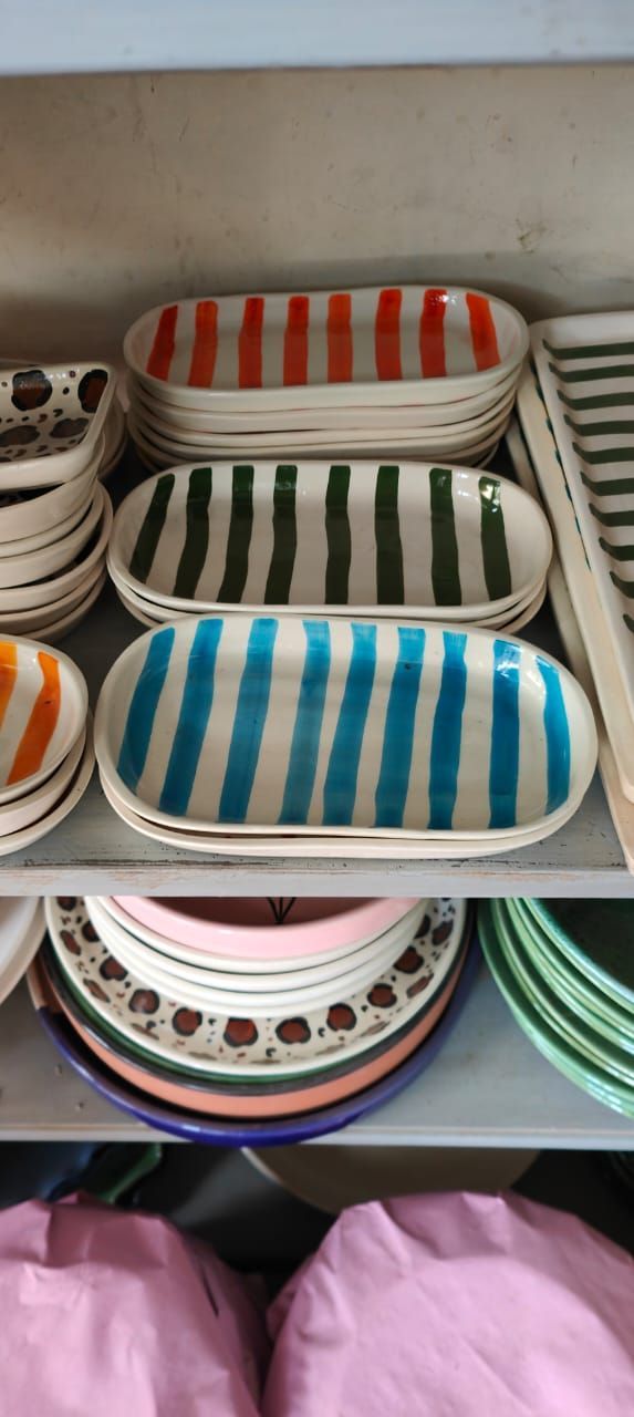 Platos rayas XS