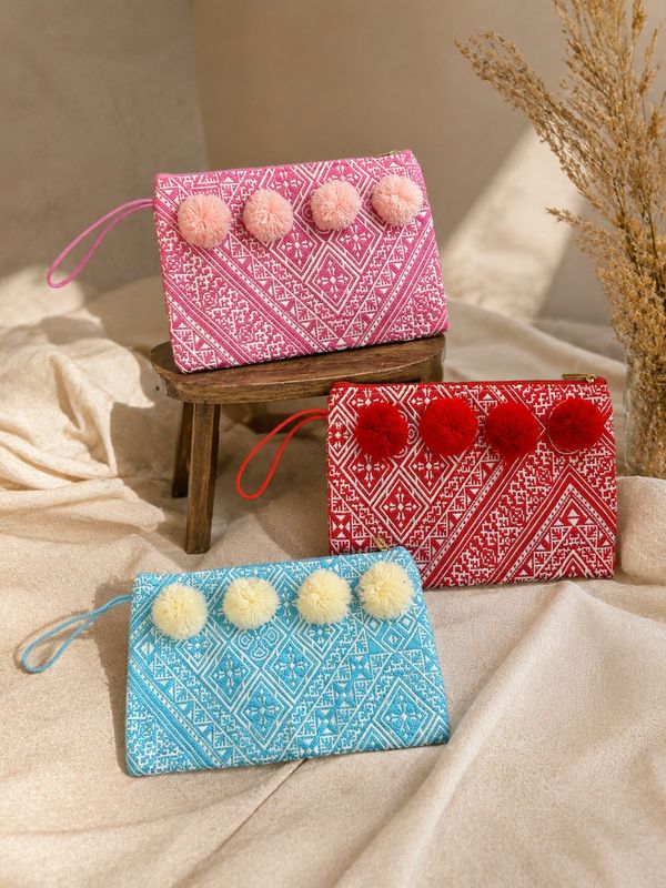 Bolso Neceser pompón
