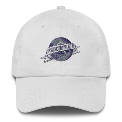 White Inspire Thy World Baseball Hat