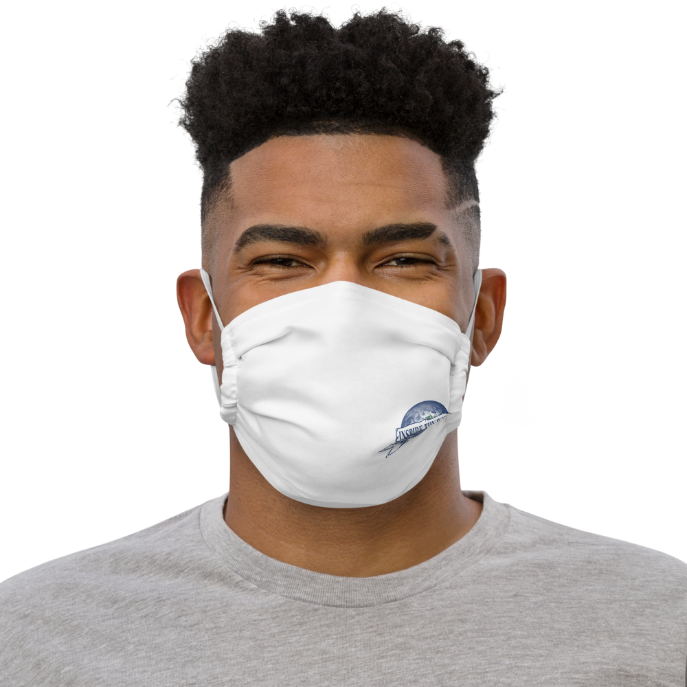 White Inspire Thy World Mask