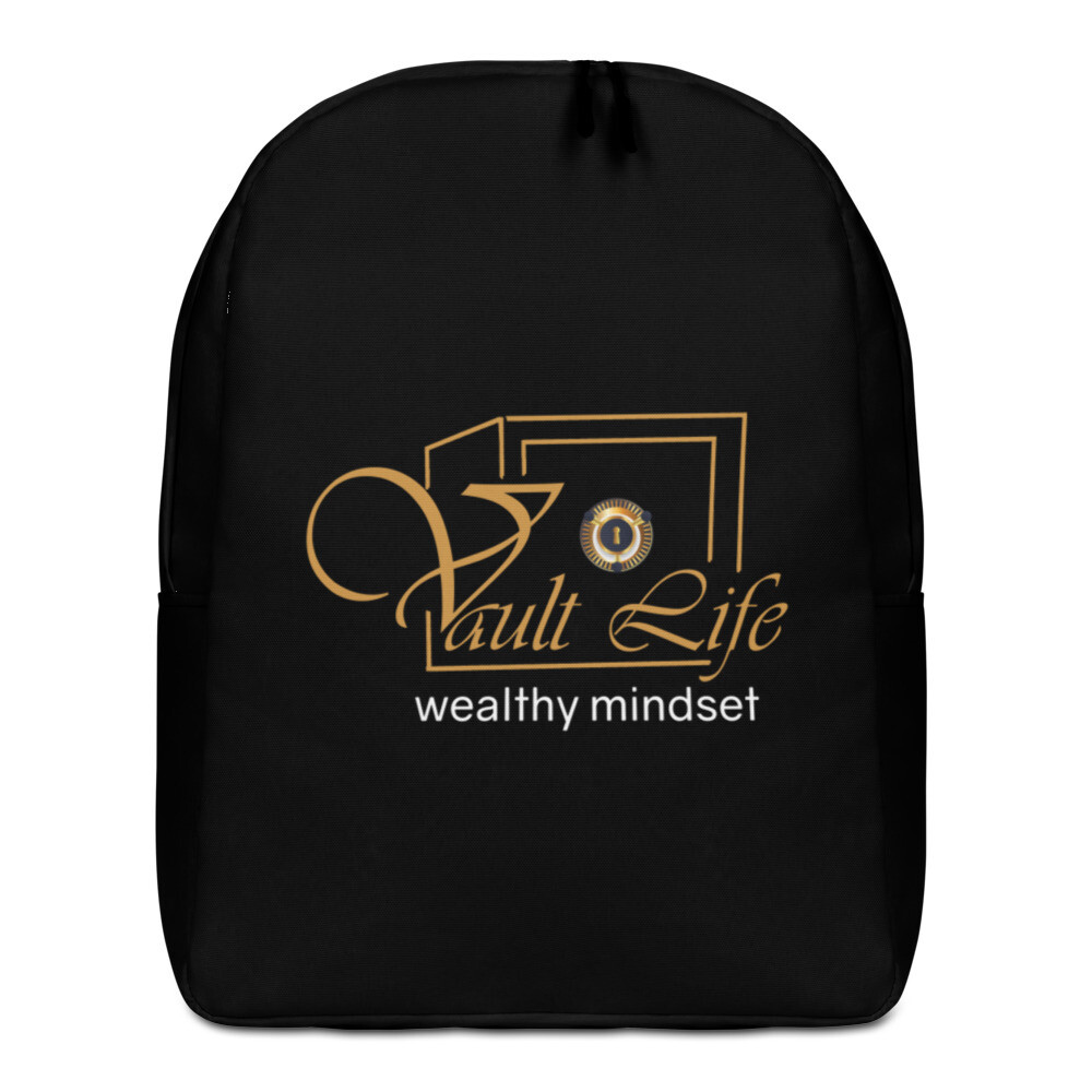 Black Vault Life Minimalist Backpack