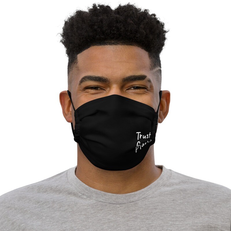 Black Trust God&#39;s Plan Mask