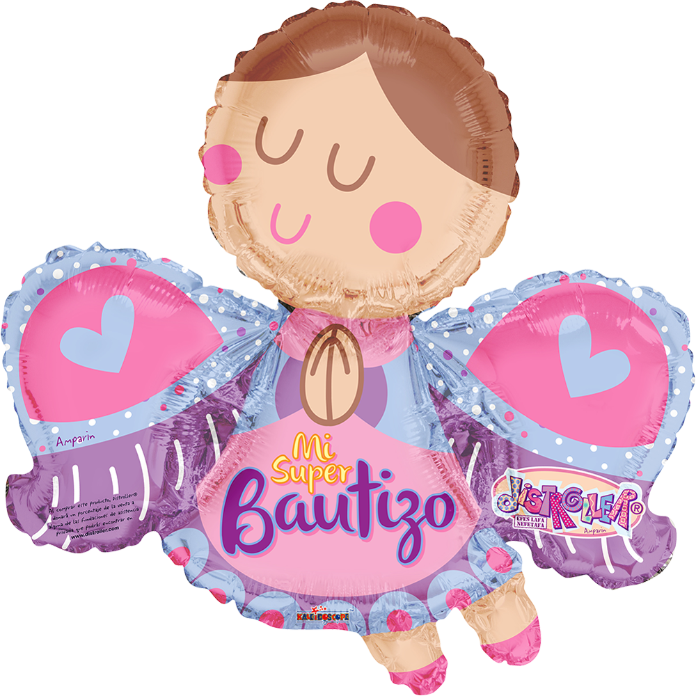 Globo Distroller Angelito Super Bautizo Globo Distroller Angelito Super Bautizo