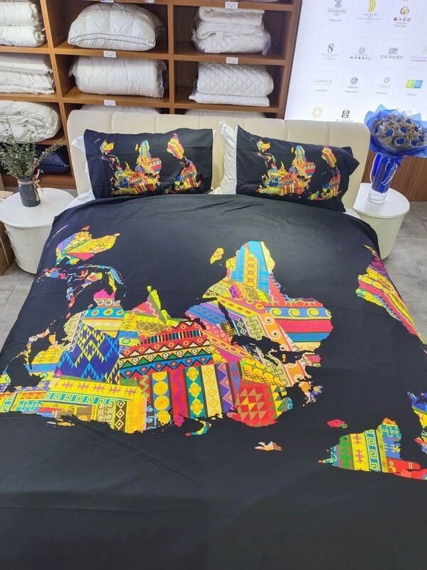 3D Print African themed duvet and pillow sets! K,Q,DD