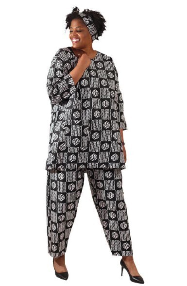 Gye Nyame Print Pants Set