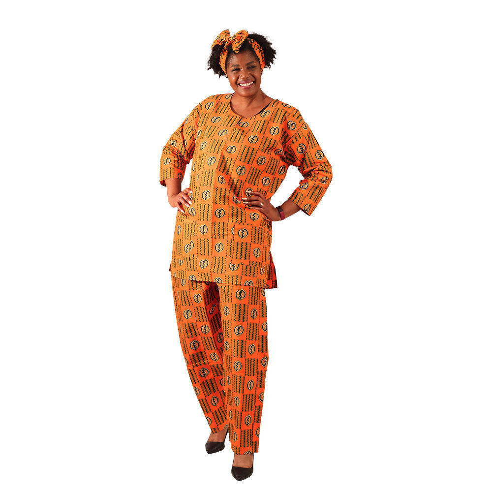Gye Nyame Print Pants Set