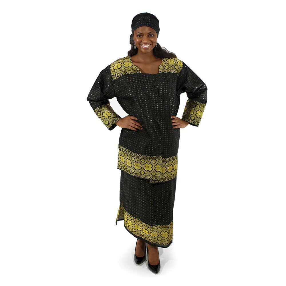 George Fabric: Skirt Set, Colors: Black