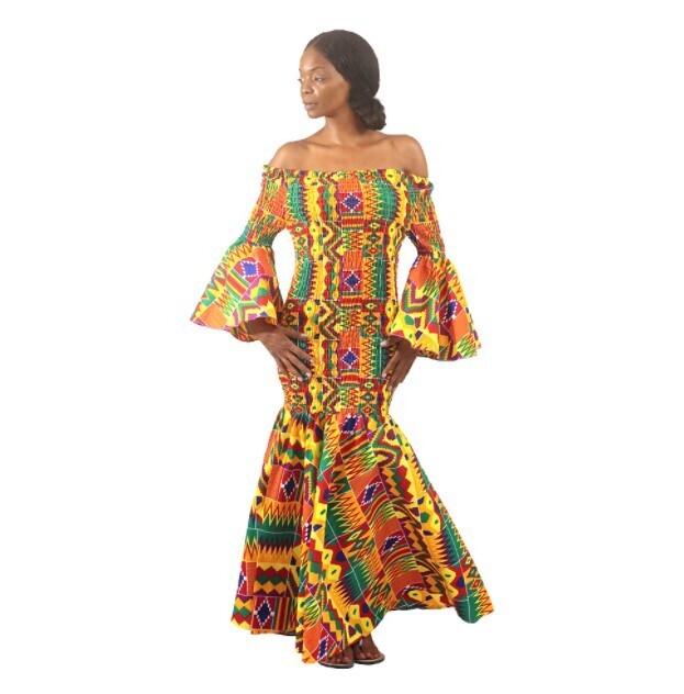 African-Made Kente Gown