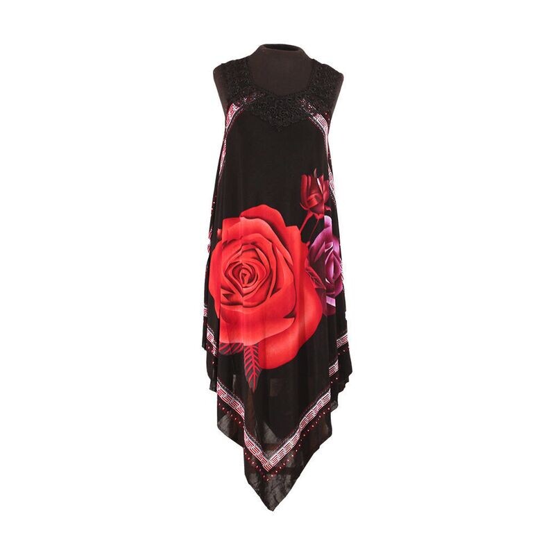 Black Lace &amp; Floral sexy shirt