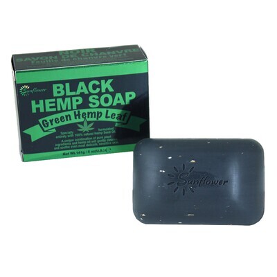 Green Hemp Leaf Black Hemp Soap - 5 oz.