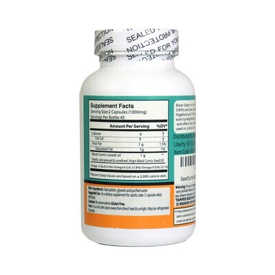 Black Seed Oil (90) Capsules - 500 mg