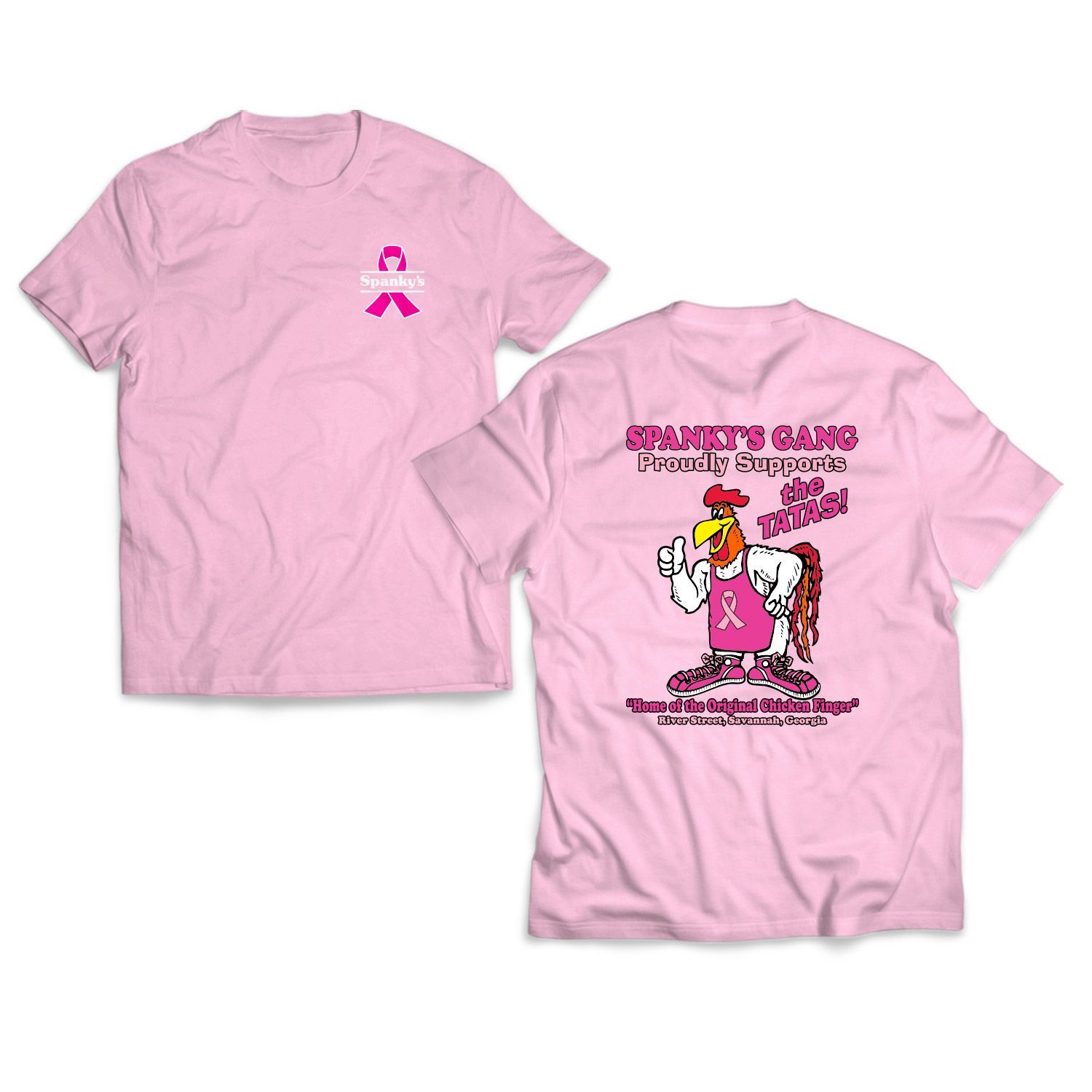 Spanky’s Breast Cancer Awareness T-Shirt Spanky’s Breast Cancer Awareness T-Shirt