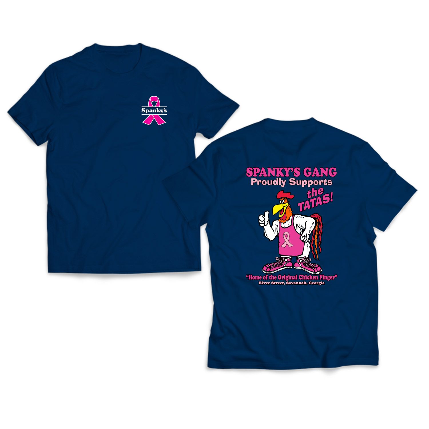 Spanky’s Breast Cancer Awareness T-Shirt