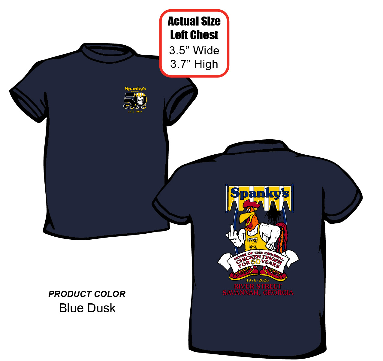 Spanky’s Original Chicken Finger T-Shirt