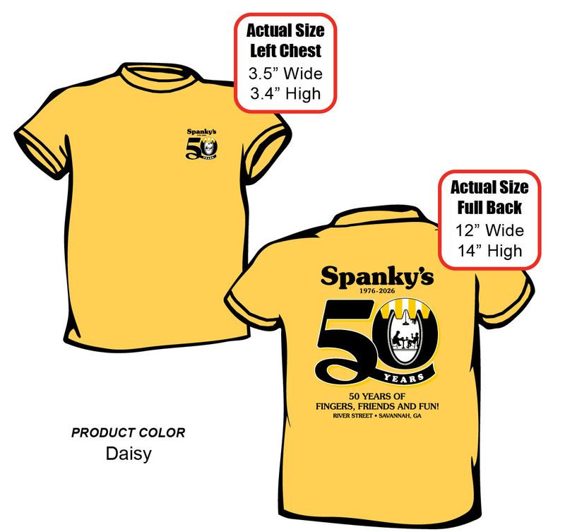 Spanky’s 50th Anniversary T-Shirt