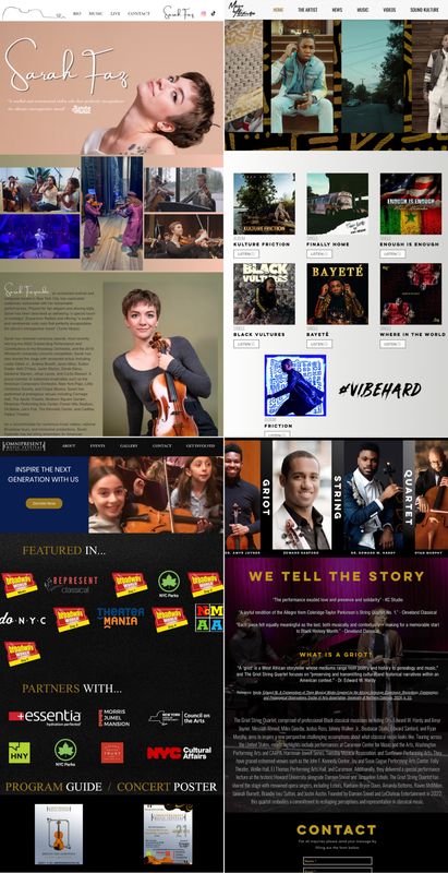 Creative Web Design &amp; Development for Artists and Brands