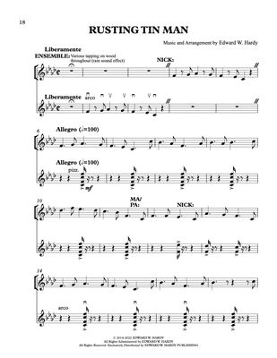 'Rusting Tin Man' Sheet Music from The Woodsman - Vocal and Violin Selections