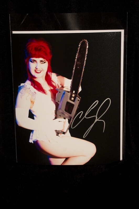 Cassandra Sechler 8x10 Signed Chainsaw Print