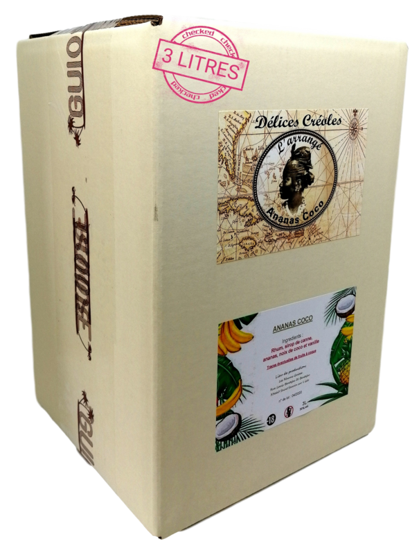 L'arrangé  Ananas Coco 3 Litres 30°