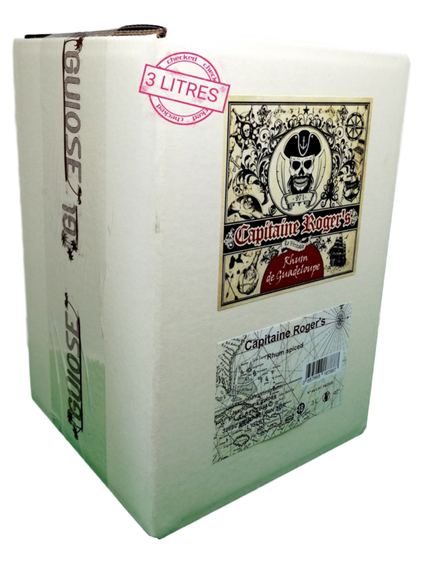 Rhum Spiced Capitaine Roger's 3 Litres 40°