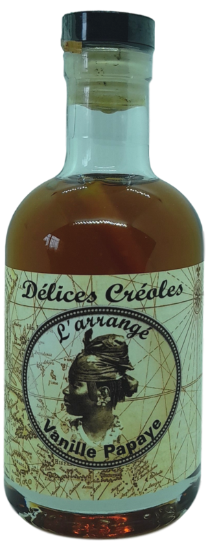 Rhum arrangé Vanille Papaye 30° 20cl