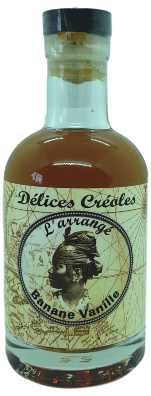Rhum arrangé Banane Vanille 30° 20cl