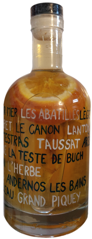 LE RHUM ARRANGE PLANTEUR D'ARCACHON 70 cl (NOMS VILLES DU BASSIN)