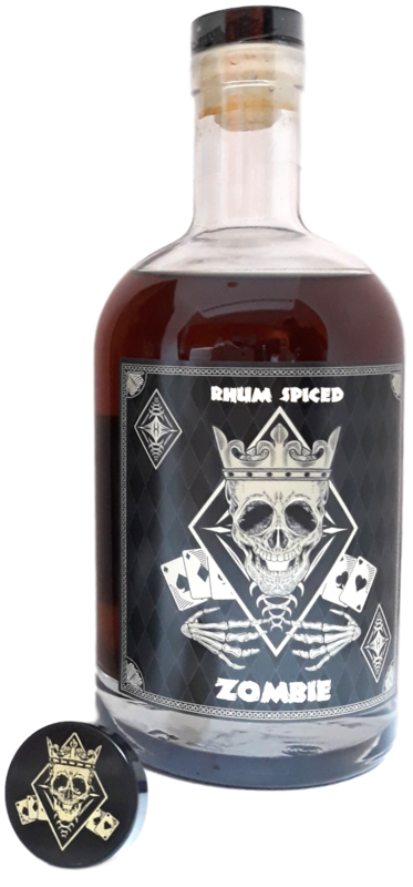 Rhum Spiced Zombie noir 40° 20cl