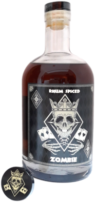 Rhum Spiced Zombie noir 40° 20cl