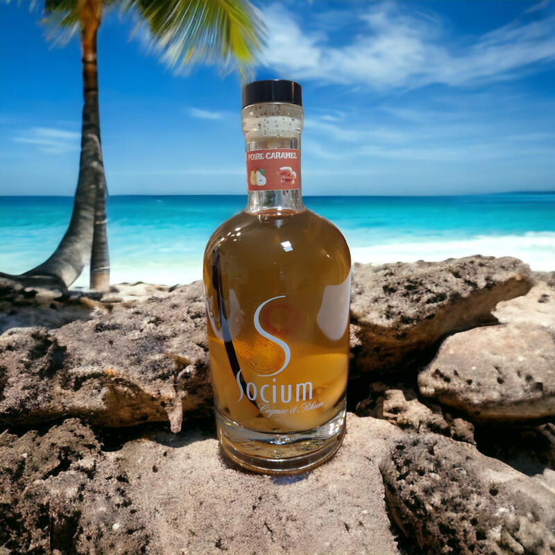 Arrangé rhum & cognac   POIRE? CARAMEL ?