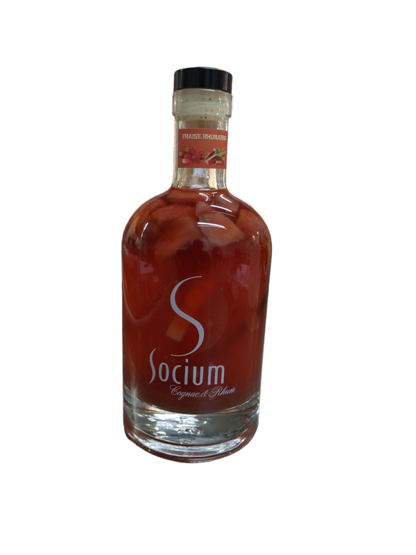 Arrangé rhum & cognac FRAISE RHUBARBE