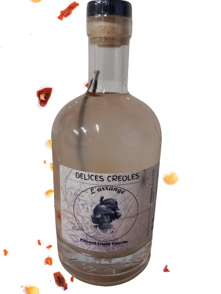 L'arrangé Piment Litchi vanille 30 ° 70 cl