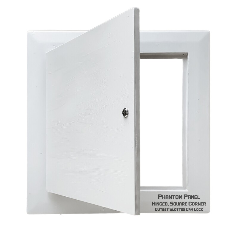 Phantom Panel | GFRG Drywall Access Door | Hinged, Square Corner