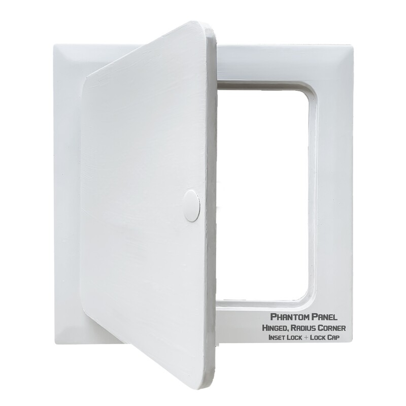 Phantom Panel | GFRG Drywall Access Door | Hinged, Radius Corner