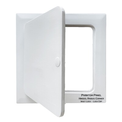 Phantom Panel | GFRG Drywall Access Door | Hinged, Radius Corner
