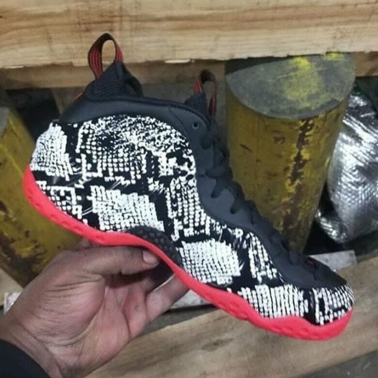 Nike foamposite snake skin