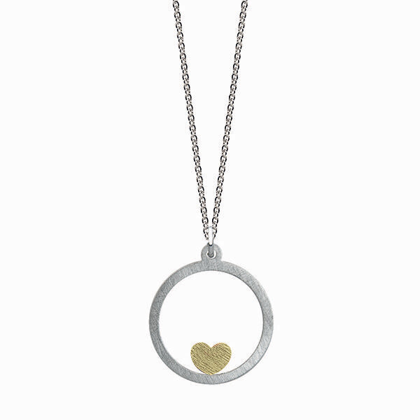 Intention Anhänger "LOVE", Legierung: Gelbgold 585/-