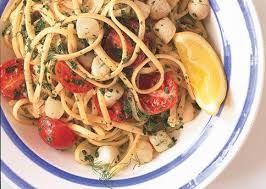 Scallop and Shrimp Linguine