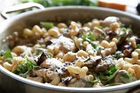 Creamy Chicken and Mushroom Baked Pasta