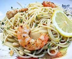 Lemon Shrimp Pasta