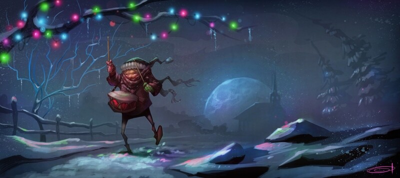 DRUMMER BOY Art Print