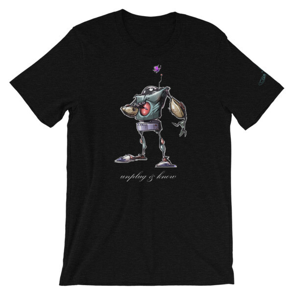 UNPLUG &amp; KNOW (Dark) Short-Sleeve Unisex T-Shirt