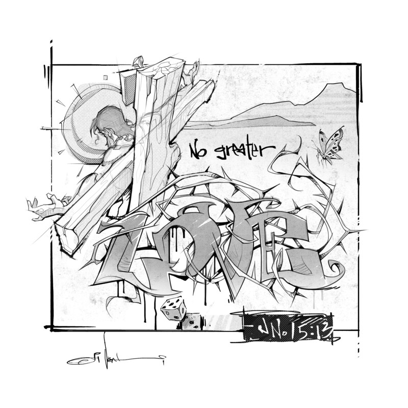 NO GREATER LOVE Art Print