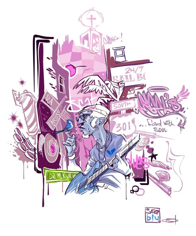 BLUTOWN Art Print