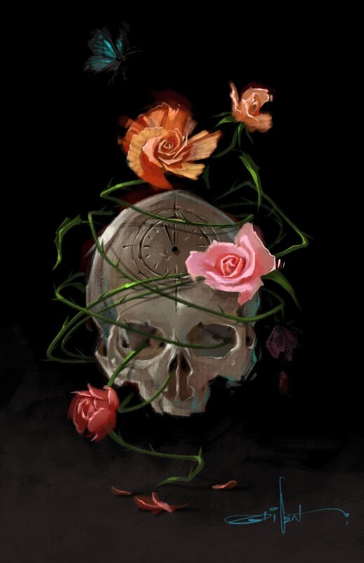 FLOWERS OF THE FIELD Art Print